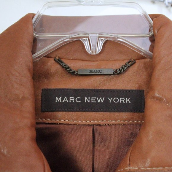 Marc New York Leather Jacket XS NWT - Picture 4 of 10